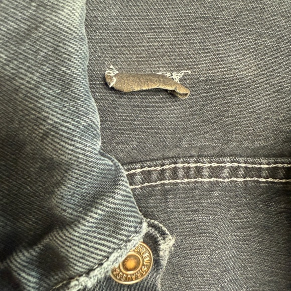 1970s Vintage Black Levi Jacket - Naturally Distressed - XS - Picture 8 of 16